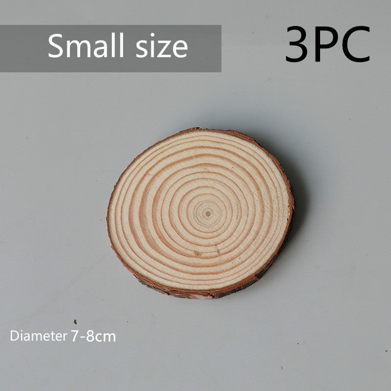 Pine Wood Log Cutting Table Base - Small, Medium, Large Variants