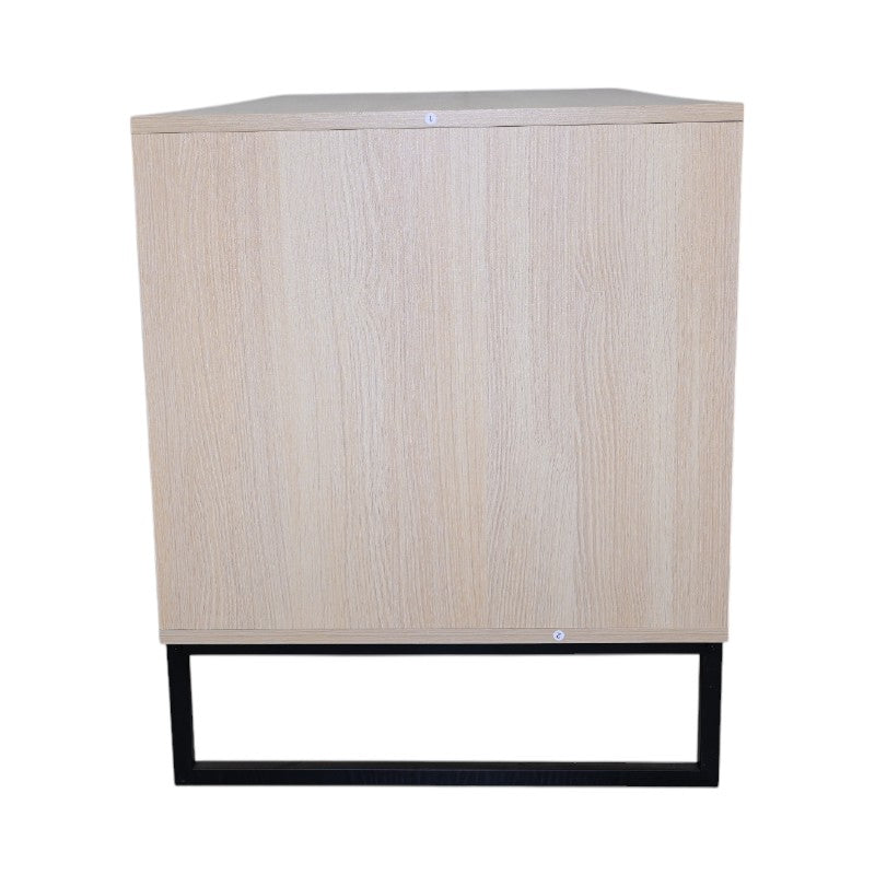 Wooden Cat House with Scratching Mat - Modern Design, Light Brown
