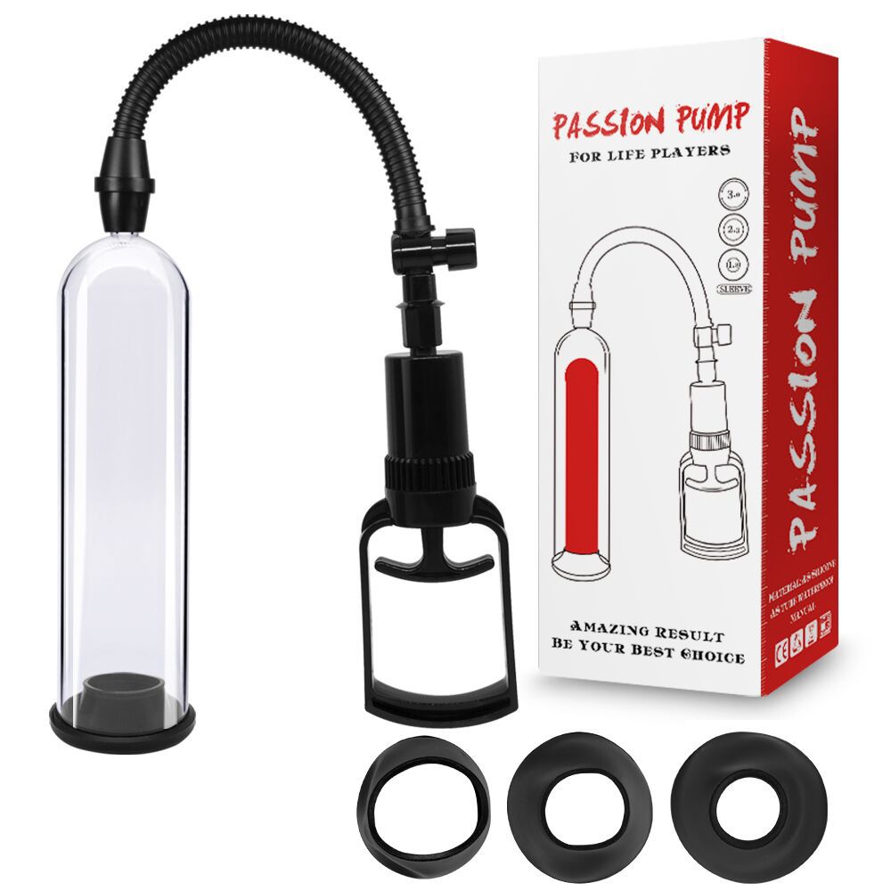 Men's Negative Pressure Penis Booster Exercise Device - Silicone Home Use