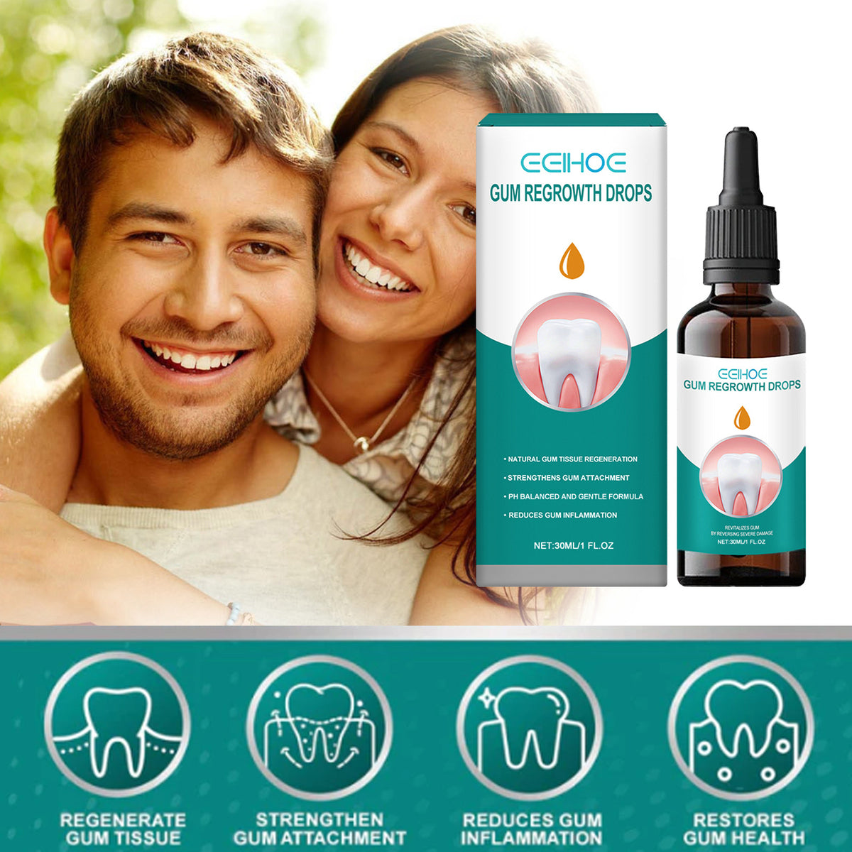 Repair Swelling And Aching Of Gum Cleaning Tooth Stains Oral Care