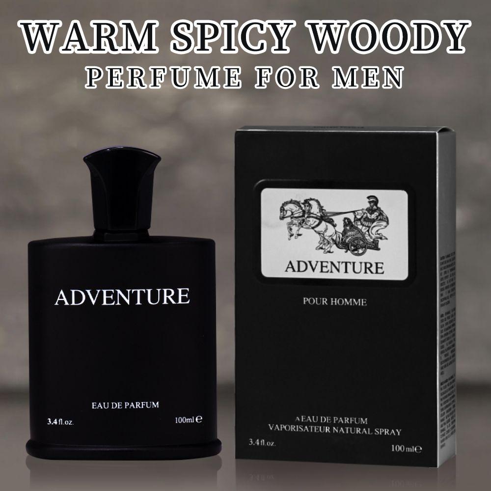 Men's Eau de Toilette - Fresh Citrus and Woody Fragrance for Daily Wear
