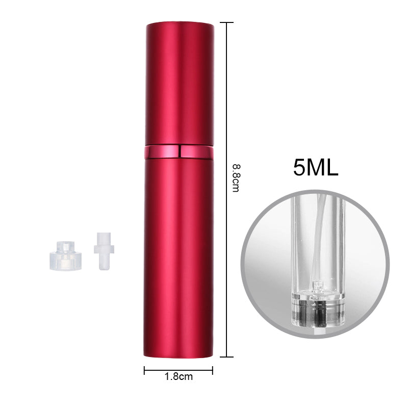 Portable Perfume Sprayer Bottle Set - Refillable Travel Atomizer with 9ML Capacity
