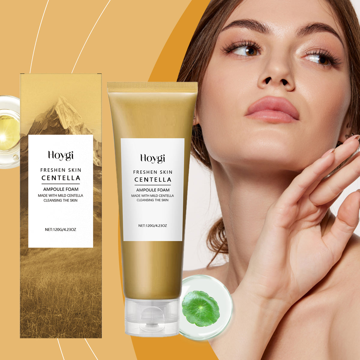Moisturizing Facial Cleansing Milk with Snow Grass & Hyaluronic Acid - 120g