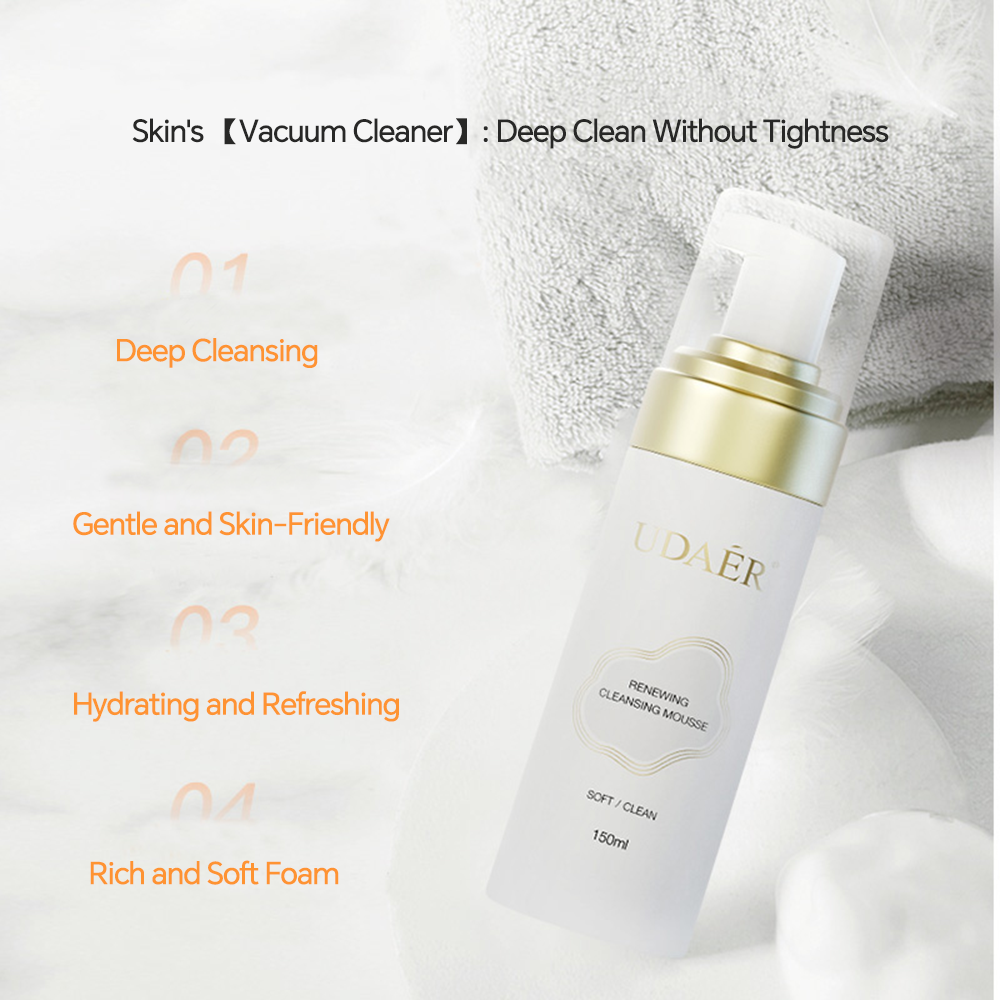 Gentle Cleansing Mousse Facial Cleanser - Daily Face Wash