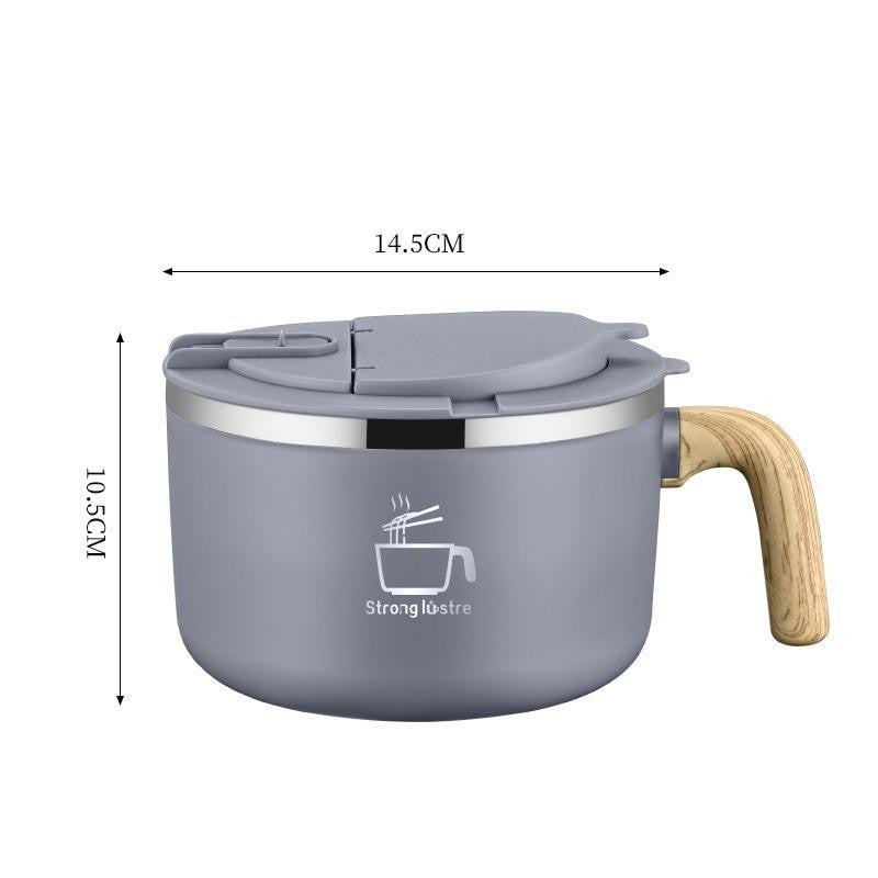 304 Stainless Steel Instant Noodle Bowl - Food Storage & Serving Kitchenware