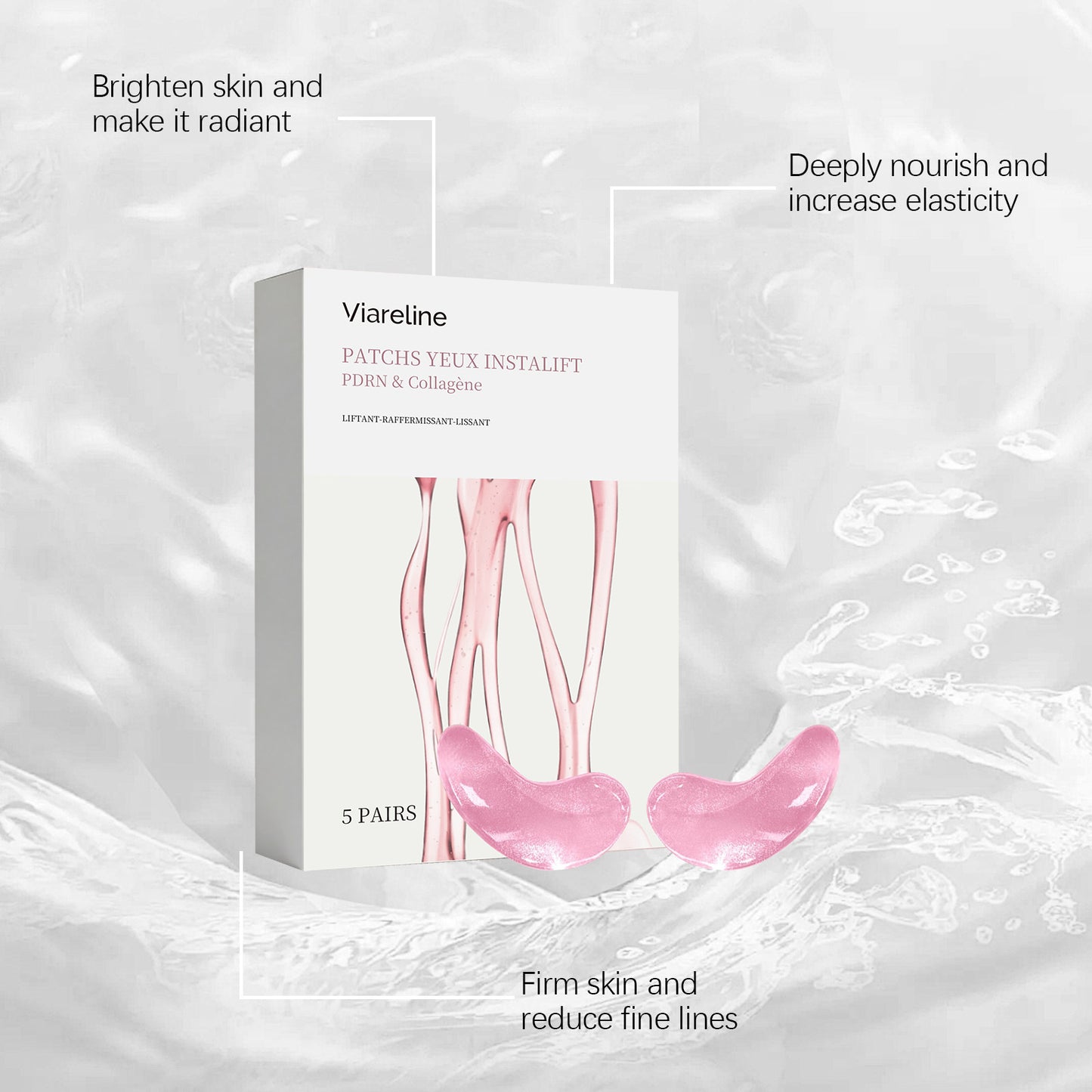Hydrating Eye Care Patches - Lightweight, Seamless Fit, 5 Pairs