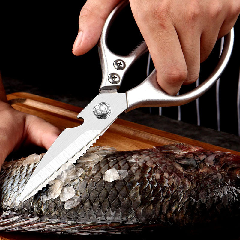 Stainless Steel Kitchen Scissors for Cutting Meat & Seafood
