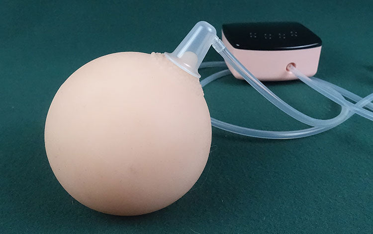 Adult Breast Pump Sucking Toys with Fixed Rope and USB Option