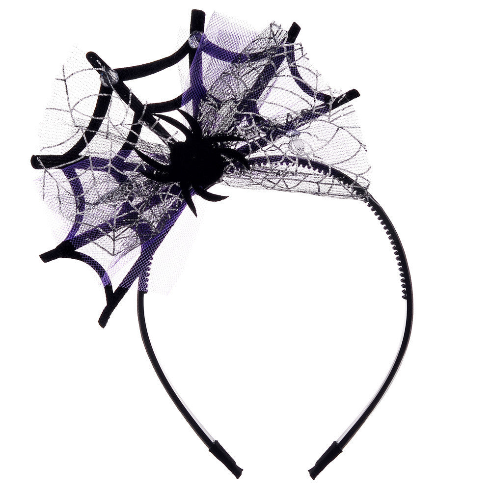 Lace Spider Web Halloween Hair Headband