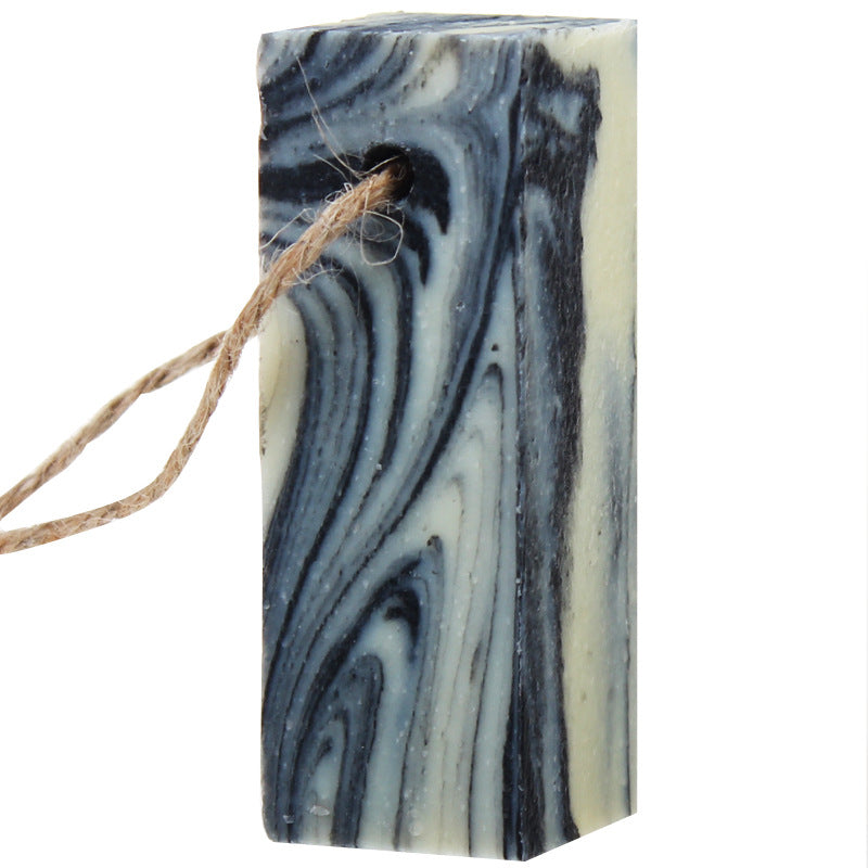 Bamboo Charcoal Cleansing Cold Process Soap - Herbal Moisturizing Bar