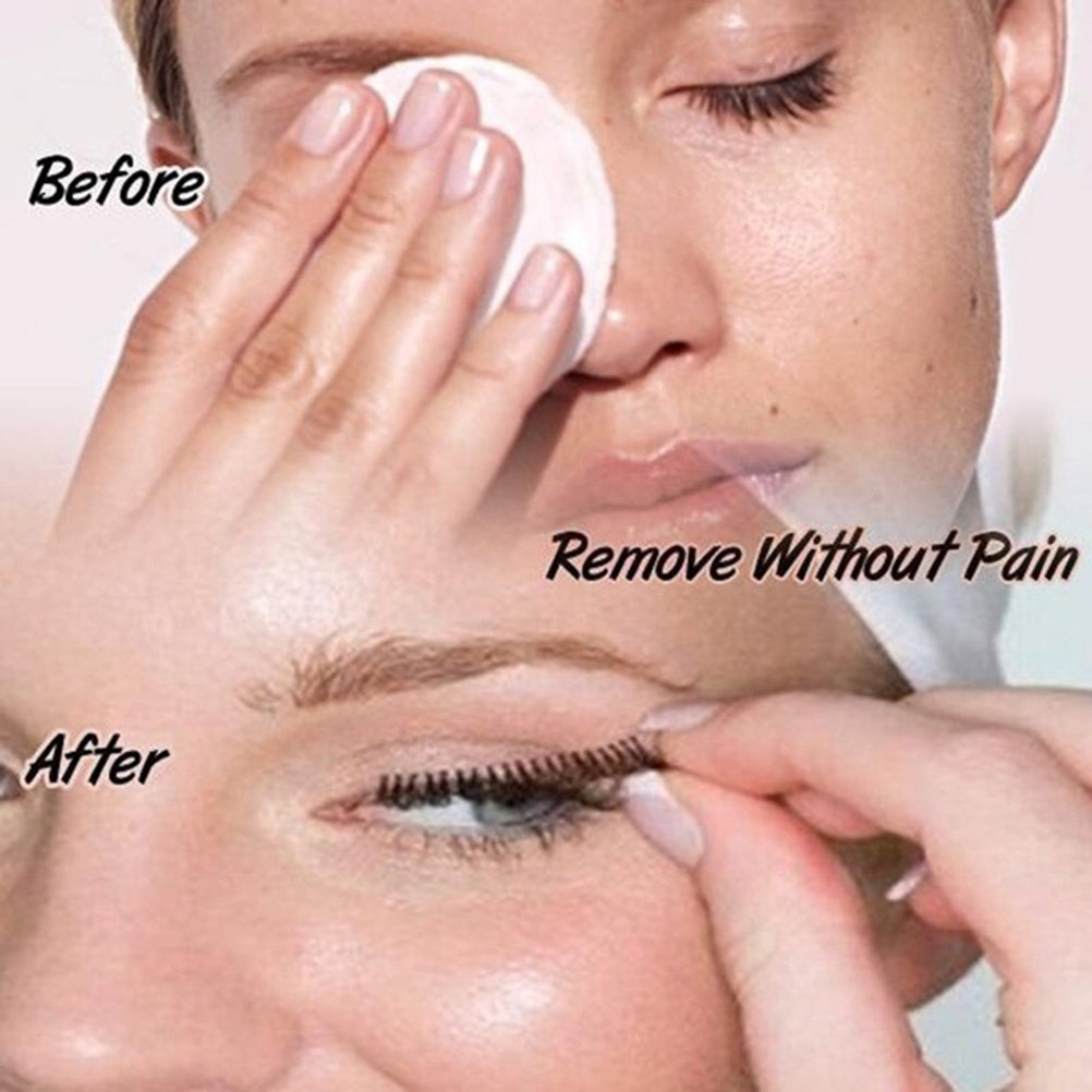 Self-Adhesive Reusable 3D False Eyelashes - Natural Curly Fiber Lashes