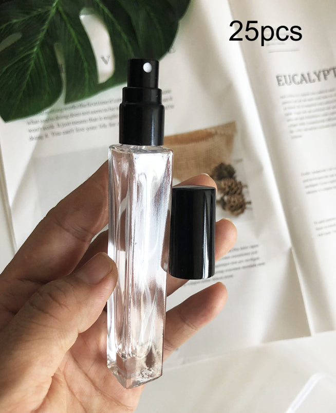 Portable Glass Perfume Spray Bottle 10ml Refillable Travel Container