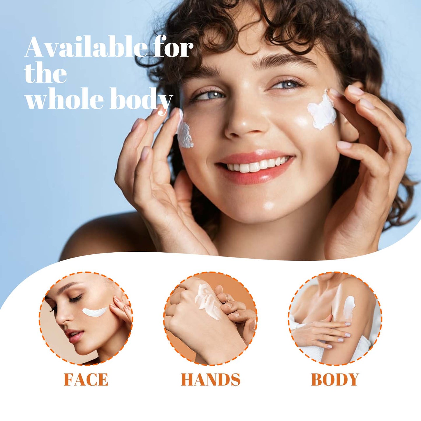 Moisturizing Tallow Body Cream with Honey & Vitamin E - Hydrating Skin Care
