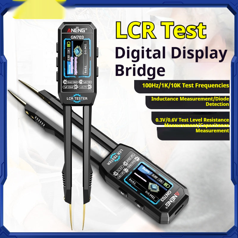 Digital Bridge Resistor Tester - SMD Component Testing Pliers GN703