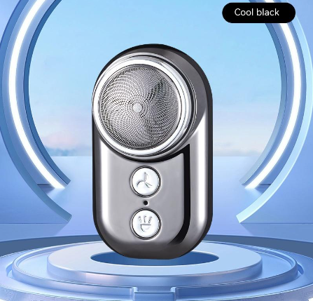 Men's Portable Electric Shaver with LED Light