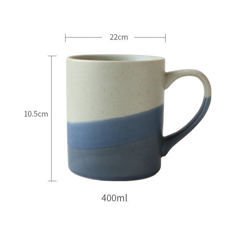 Nordic Style Ceramic Dinnerware Set - Cloud-Shaped Stoneware Plates & Mug