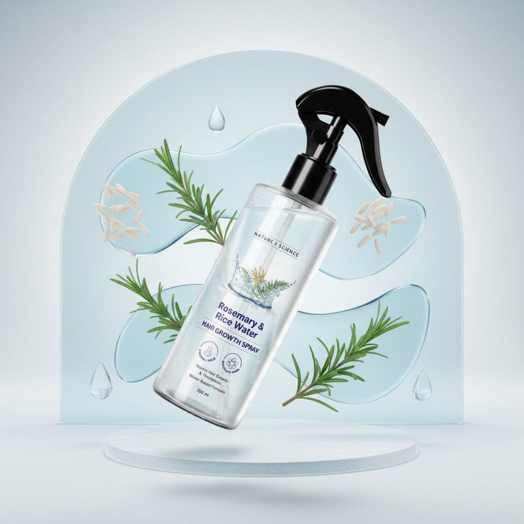 Rosemary Rice Water Hair Spray - Moisturizing