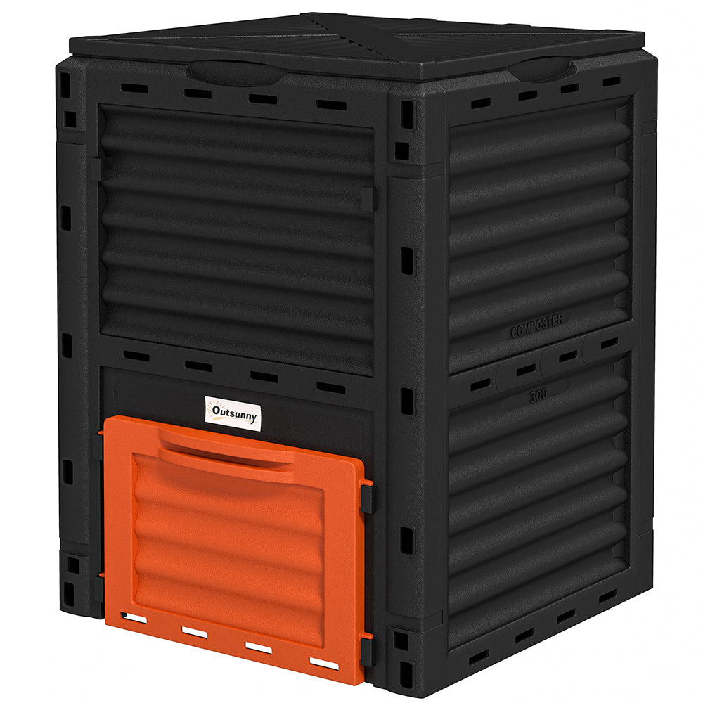Garden Compost Bin 80 Gallon Outdoor Large Capacity Composter Fast