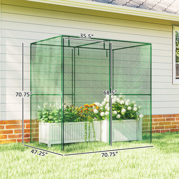 Green Plant Protection Tent for Vegetables and Crops
