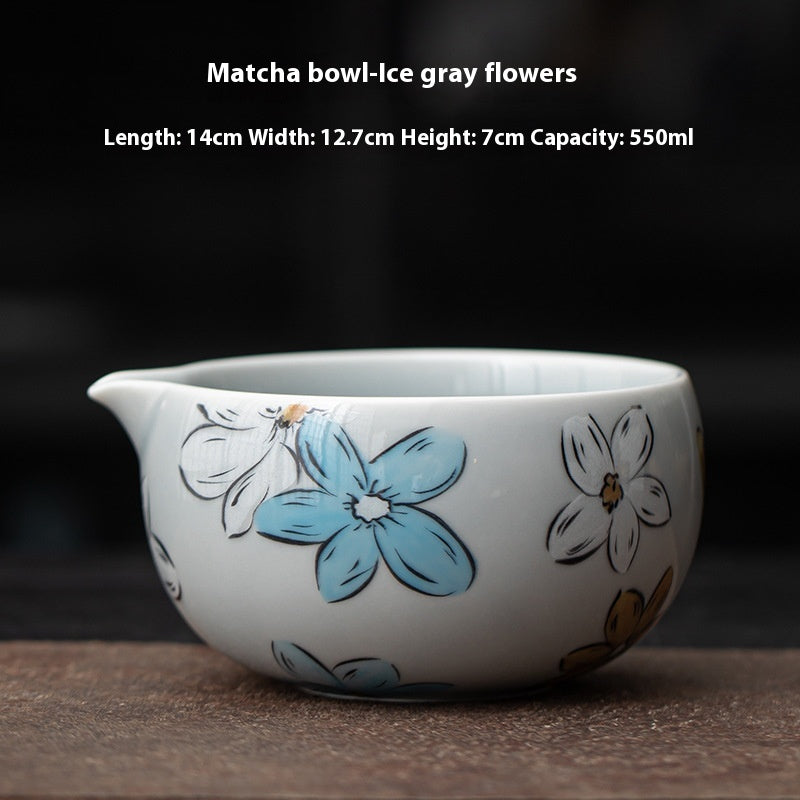 Japanese Tea Ceremony Set with Matcha Bowls & Whisks - Multiple Colors
