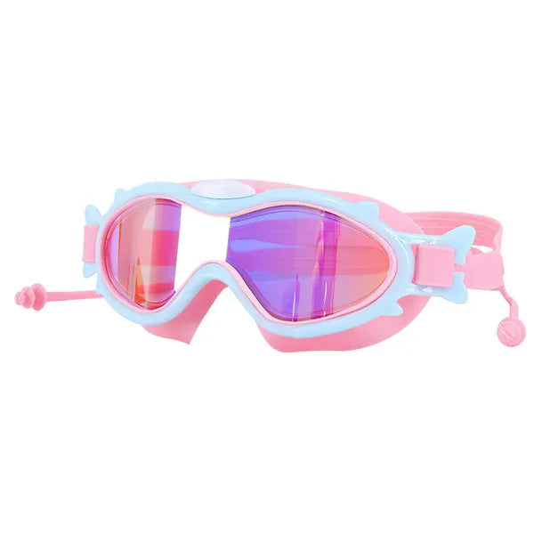 Kids Swim Goggles with Ear Plugs - Anti-Fog UV Protection