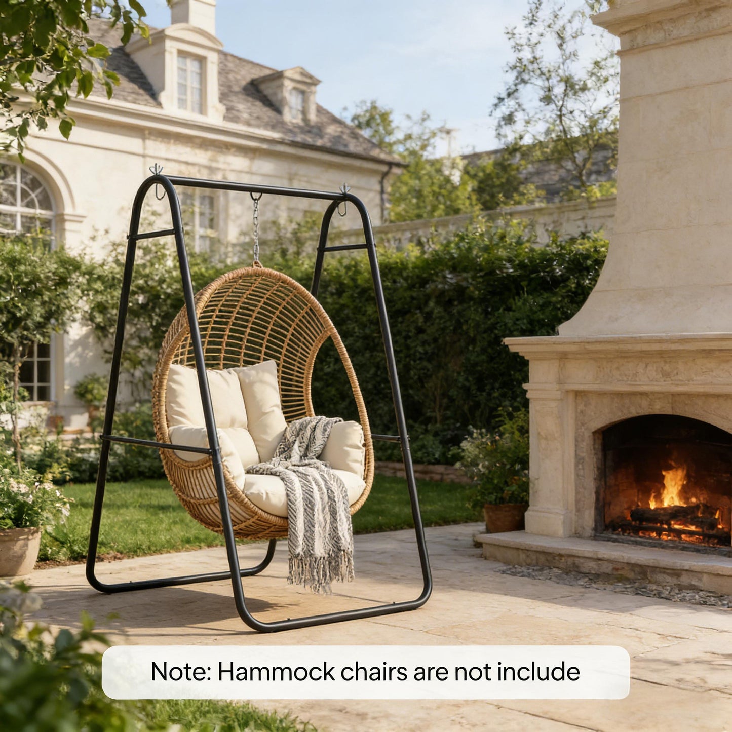 Hammock Chair Stand - Solid Steel A-Frame for Indoor & Outdoor