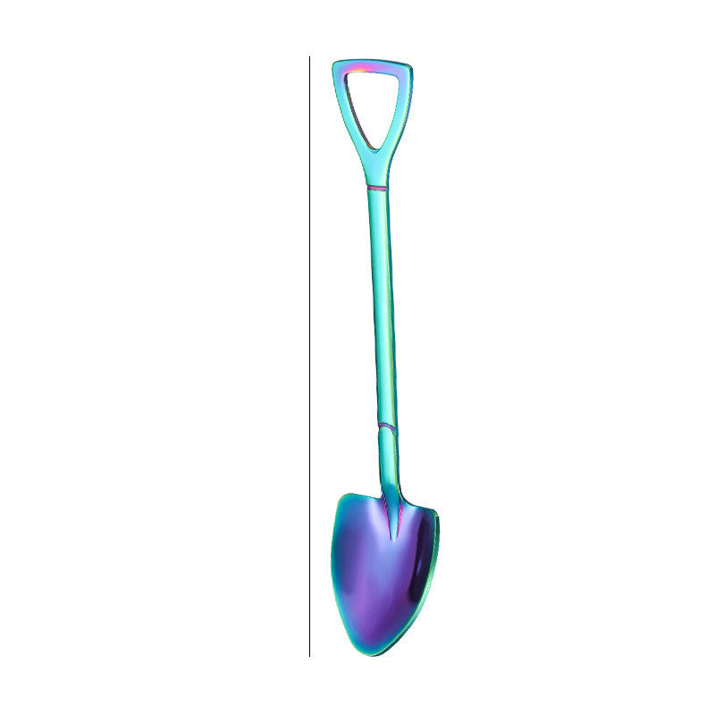 Stainless Steel Spade Spoon for Watermelon Ice Cream - Multiple Colors