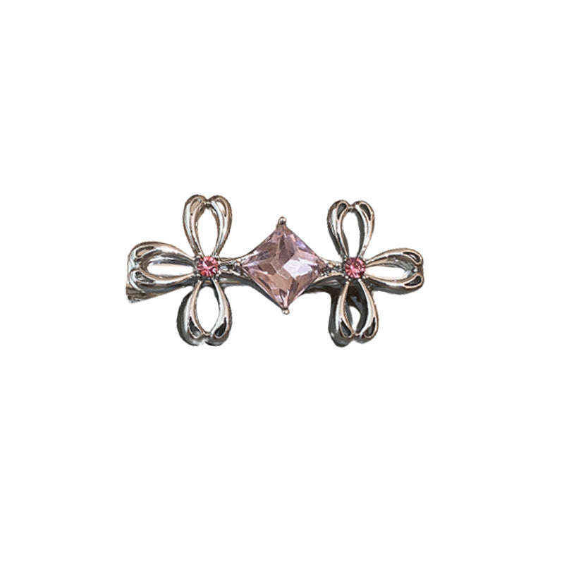 Liquid Metal Butterfly Hairpin for Women - Copper Hair Accessory with Electroplated Finish