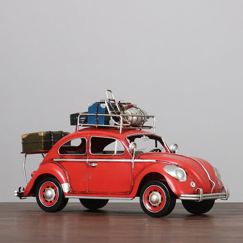 Retro Iron Car Model Decoration - Classic Vehicle Home & Garden Prop
