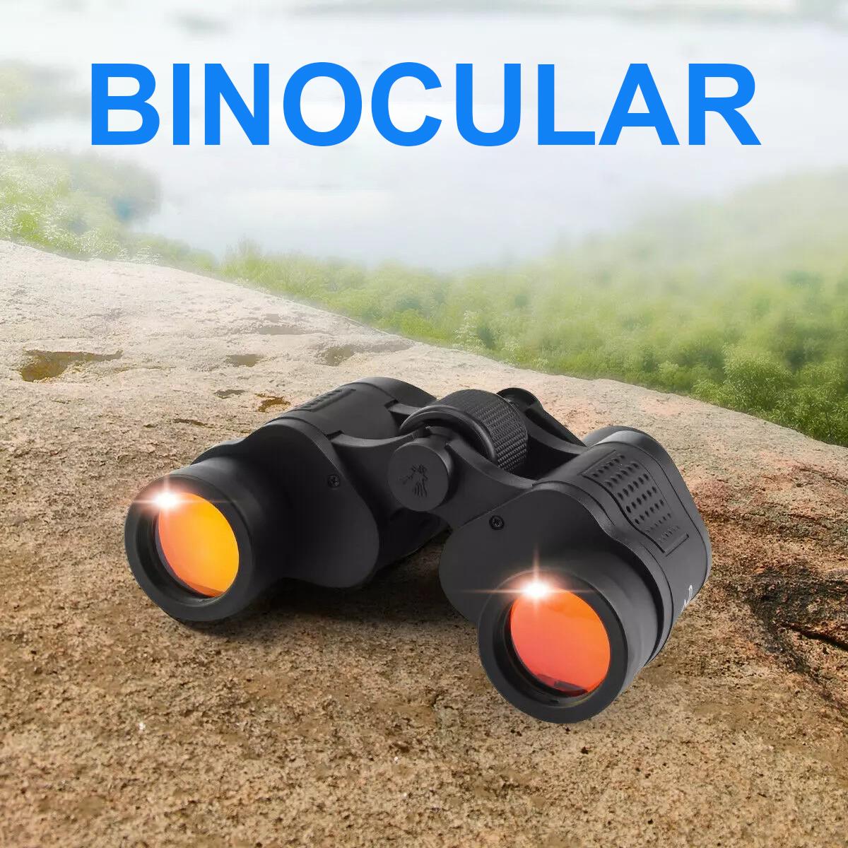 High-Power Binoculars for Bird Watching and Outdoor Sports - Black