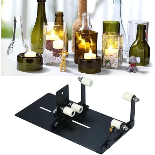 Glass Bottle Cutter Set - 19-Piece Multi-Shape Cutting Tools for Handmade Crafts