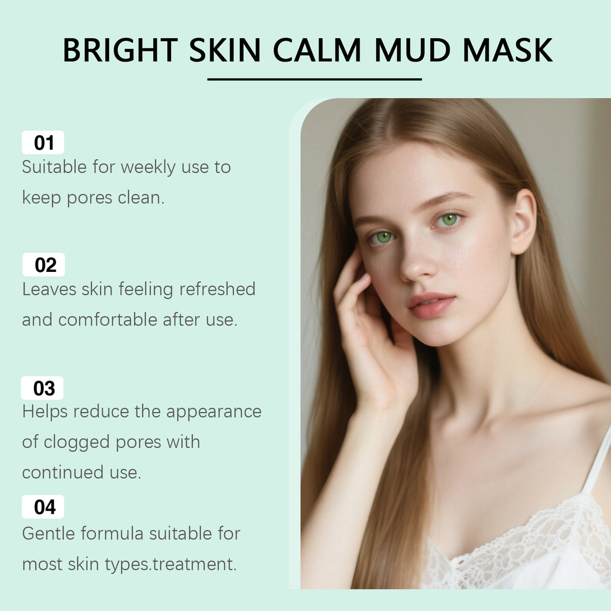 Tea Tree Mud Mask Stick 30g - Clarifying Facial Skin Care Tool