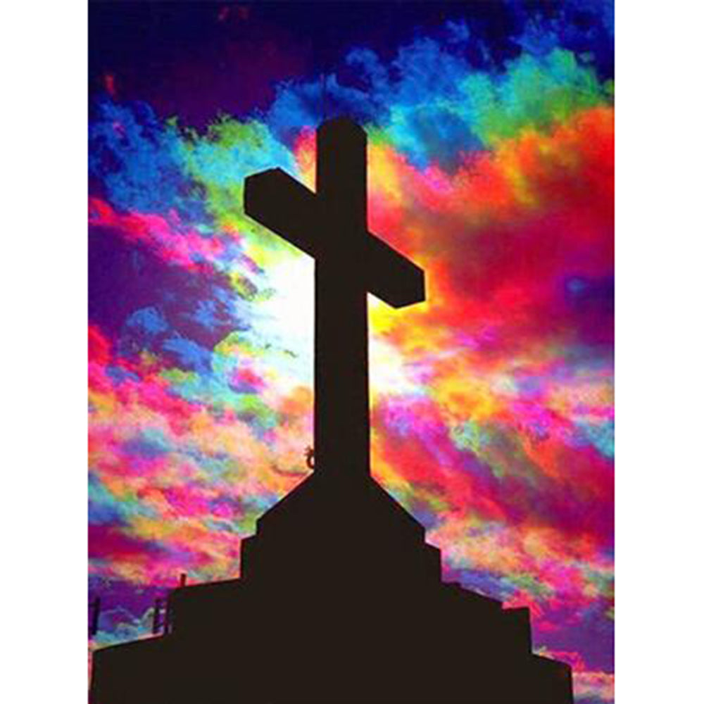 Diamond Painting Cross Stitch Kit - Square & Round Resin Diamonds for Home Decor