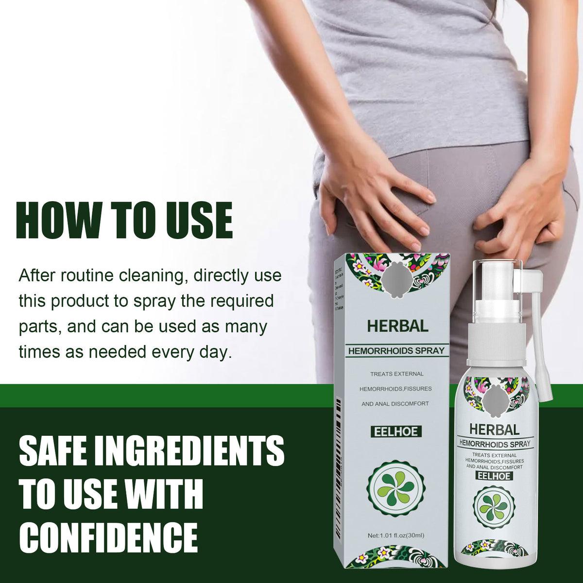 Herbal Perianal Care Spray – 30ml
