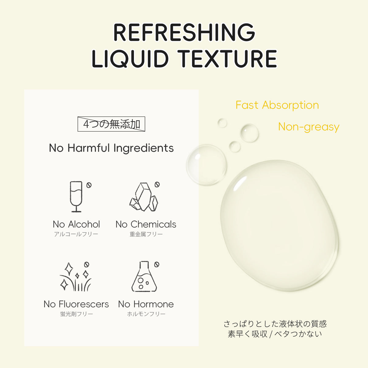 Grapefruit Hydrating Facial Lotion 100ml - Moisturizing Toner for All Skin Types