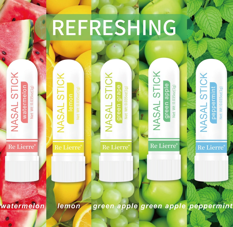 5-in-1 Nasal Energy Bar - Refreshing Aromatherapy Inhaler