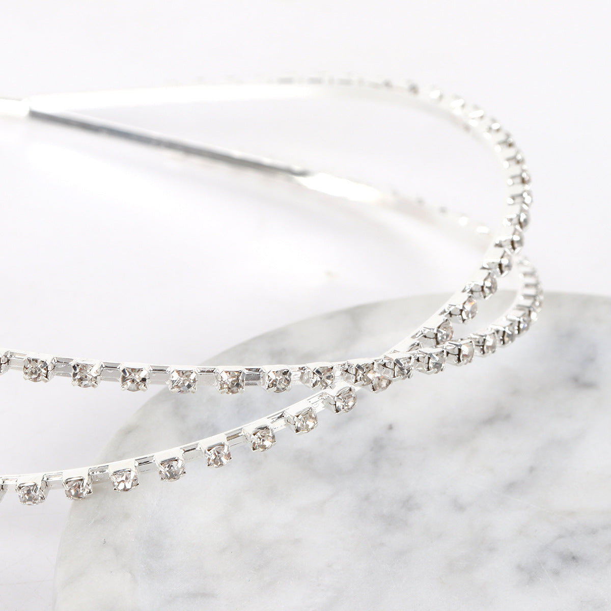 Women's Rhinestone Cross Headband