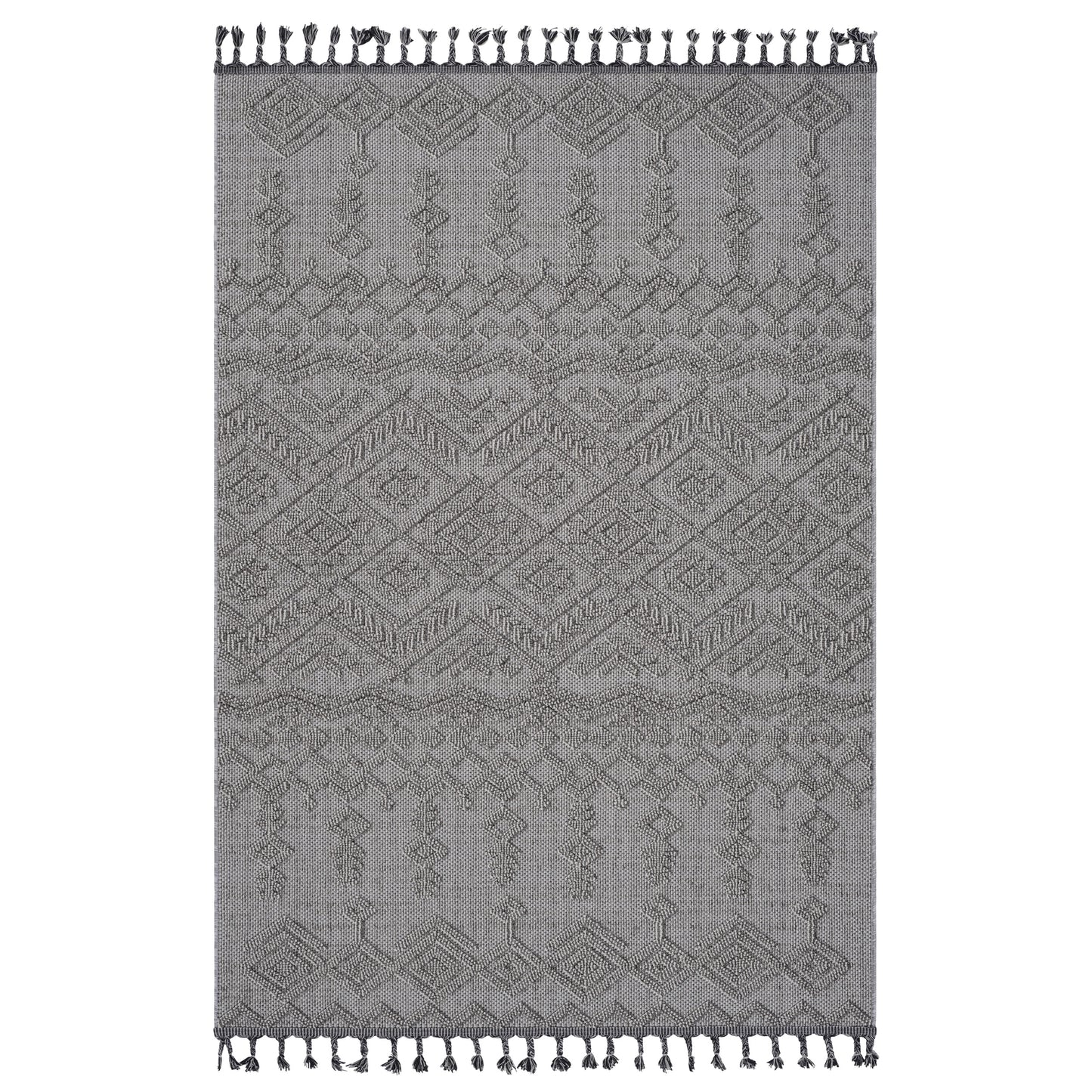 Guros C Ollection 8X10 White Traditional Indoor Outdoor Area Rug