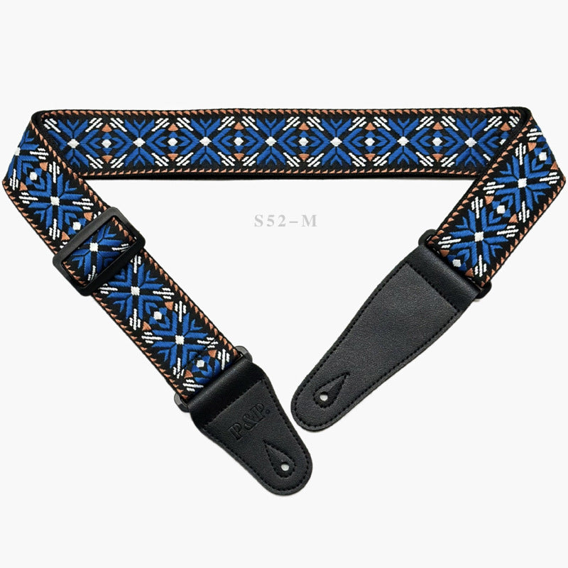 Bass Guitar Strap - Universal Embroidery Design for Musicians