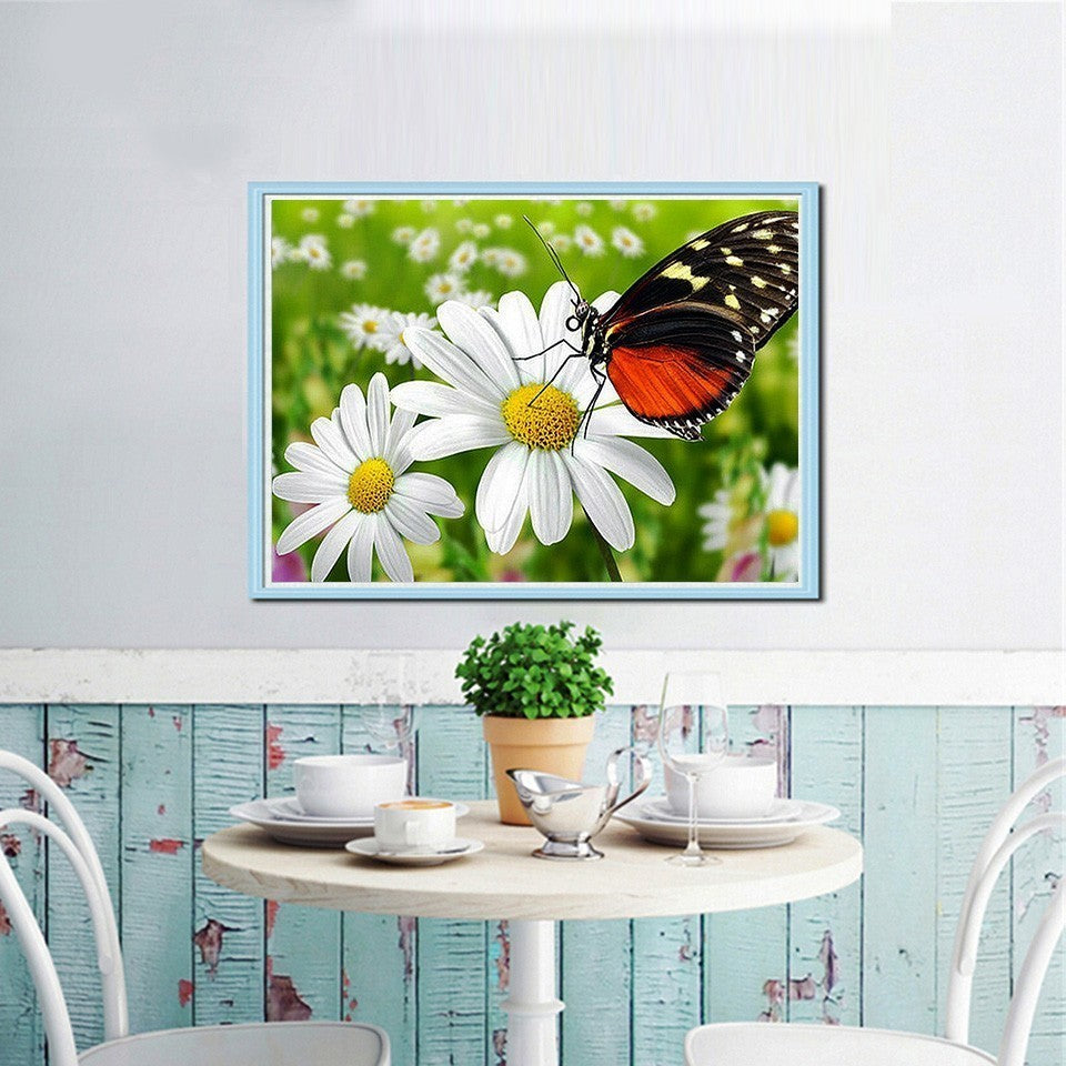 DIY Diamond Painting Butterfly Cross Stitch Kit Full Animal Design - Multiple Sizes & Styles
