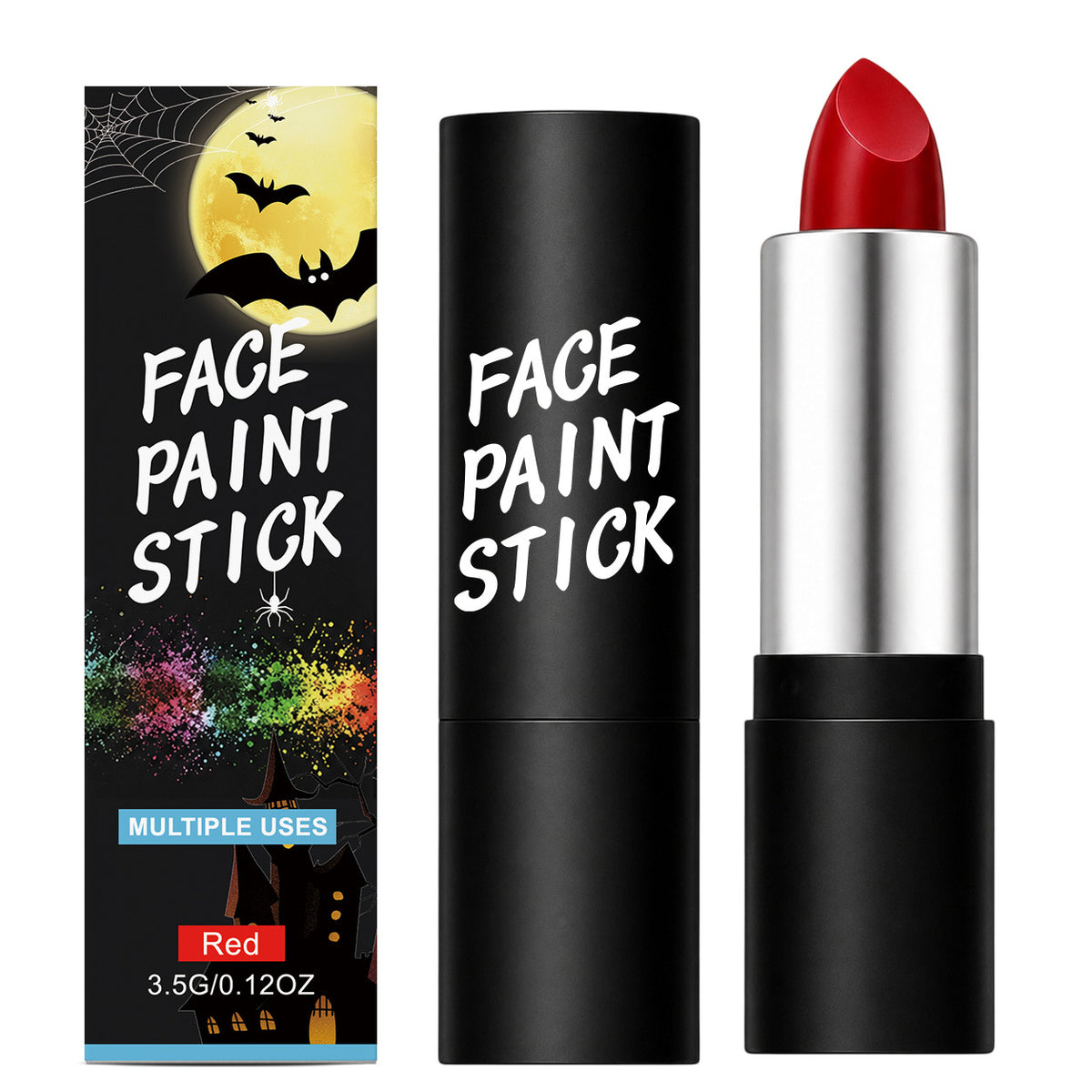 Face Paint Stick - Portable Facial Color Painting Crayon for Body Art