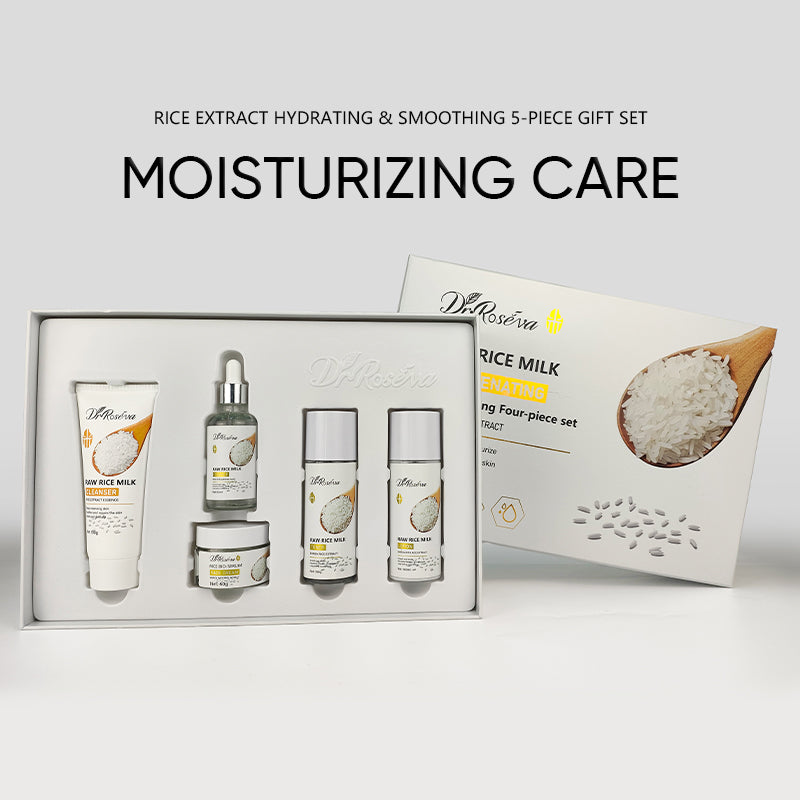 Facial Care Set - DR Rice Milk Series 5-Piece Skincare Kit