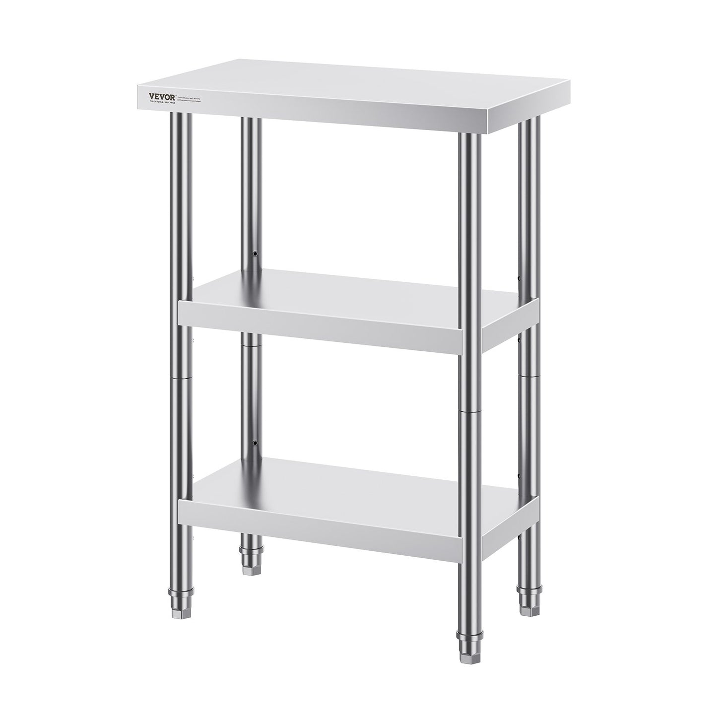 Stainless Steel Commercial Food Prep Table - 14x24x34 Inch