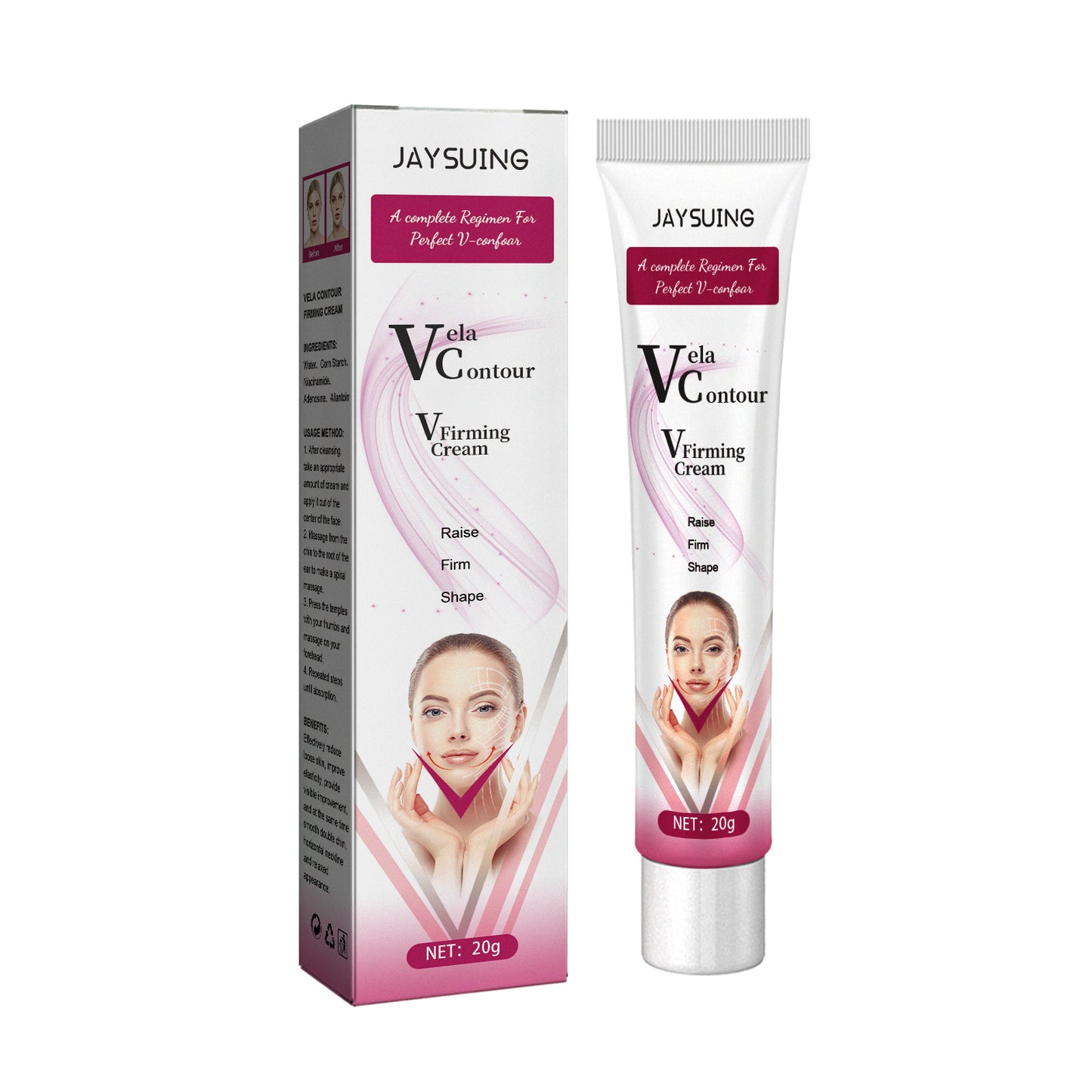 V Face Firming Contour Lifting Cream for Facial Shaping - 20g Anti-Aging