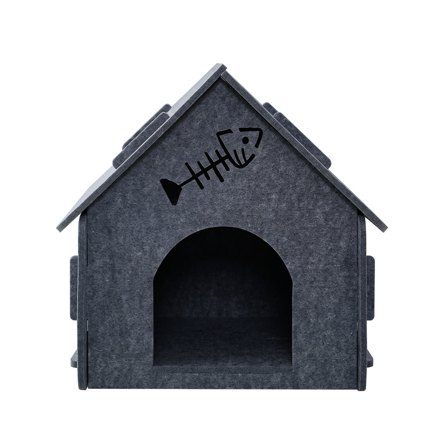 Pet Cat House with Self Pickup - Soft Cozy Cat Shelter in Multiple Colors