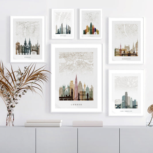 Decorative Canvas Painting - Modern Inkjet Wall Art for Home & Garden