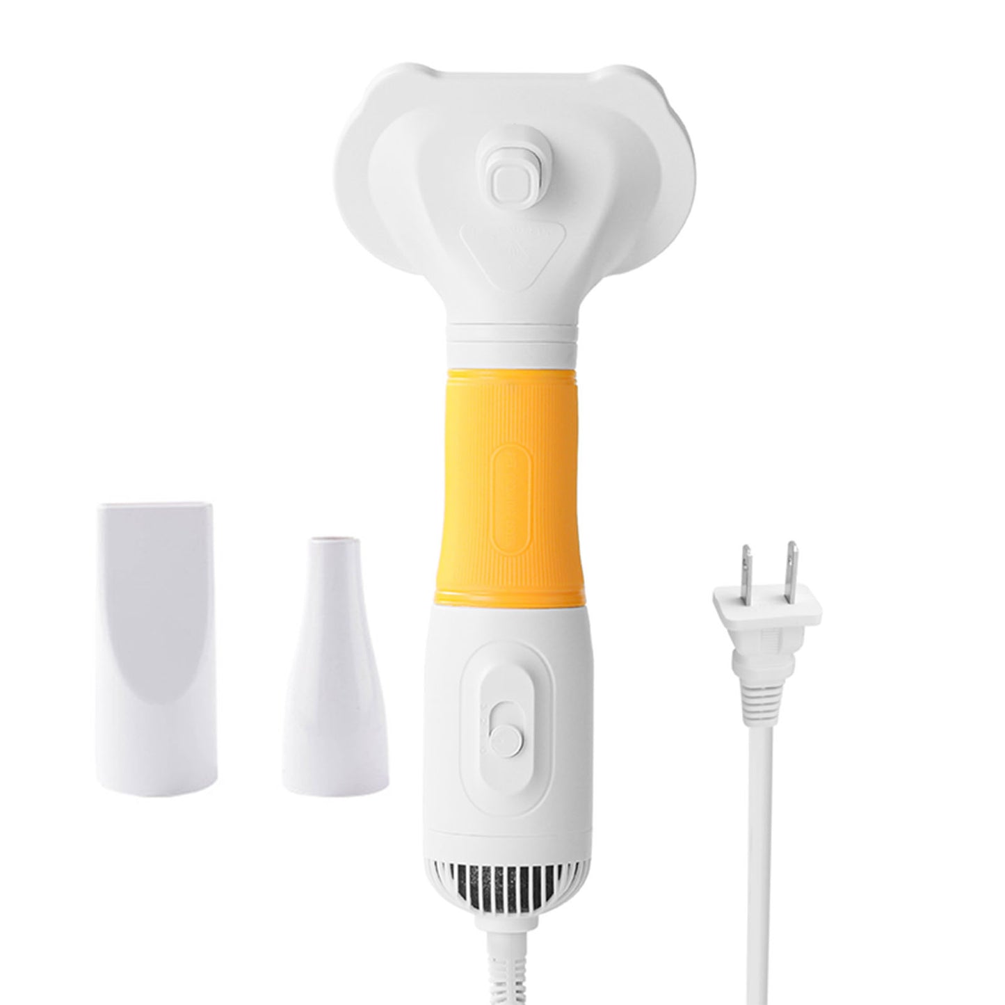 Pet Hair Dryer with Slicker Brush 600W Low Noise Adjustable Temperature