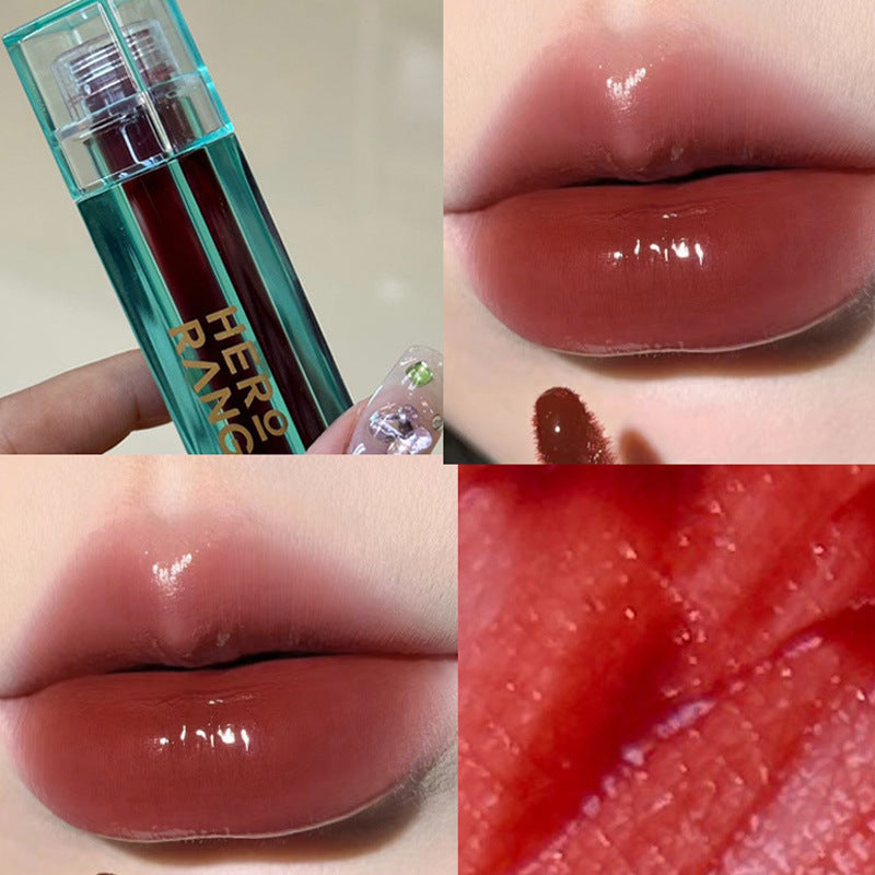 Long-Lasting Moisturizing Mirror Lip Lacquer - 6 Colors