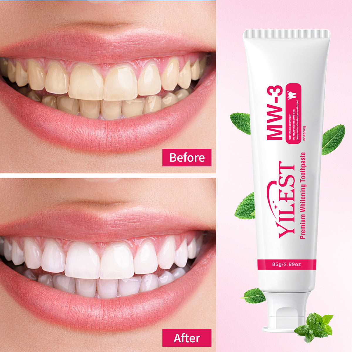 Toothpaste Deep Cleaning Tooth Stain Removal Yellow Removing