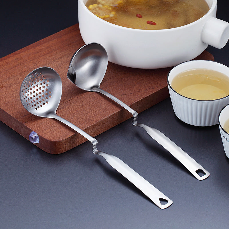 Stainless Steel Wall-Mounted Oil Filter Spoon for Kitchen Grease Trap